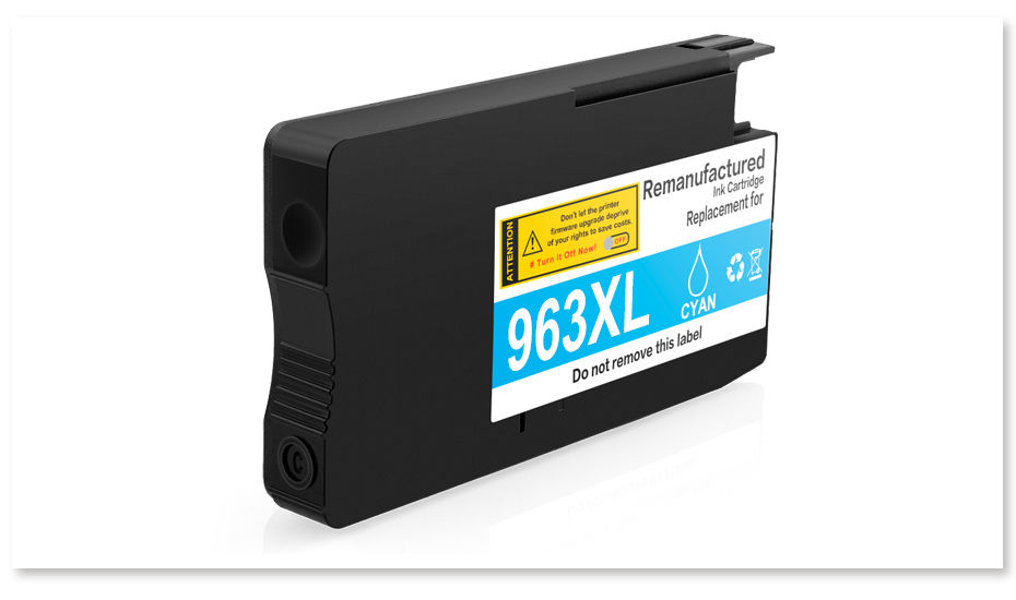HP 963 C Genuine Cyan Inkjet Cartridge 3JA23AE BGX israel 03-9307608