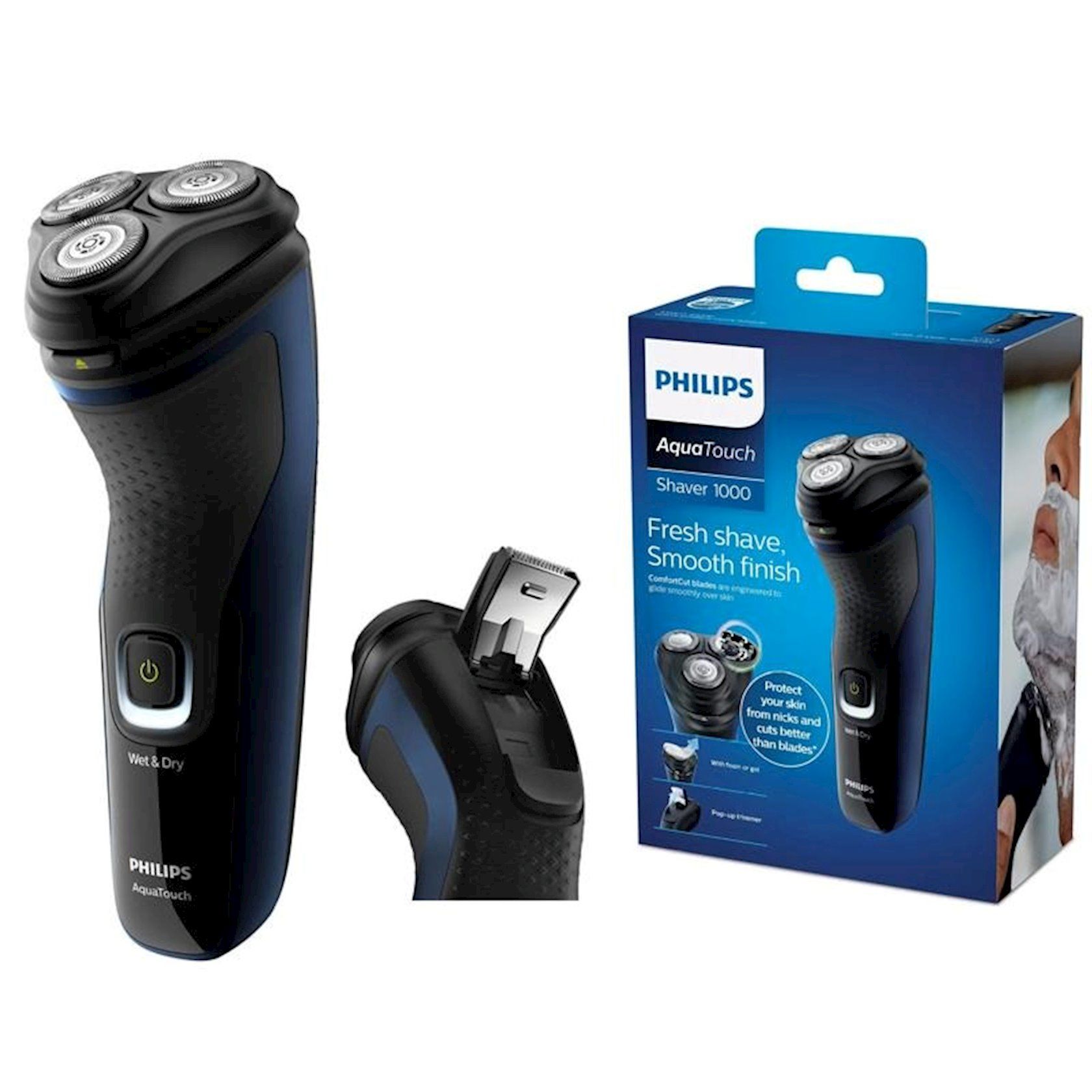 Электробритва, заряжающаяся, водостойкая, PHILIPS S1223/41 - www.gamby ...