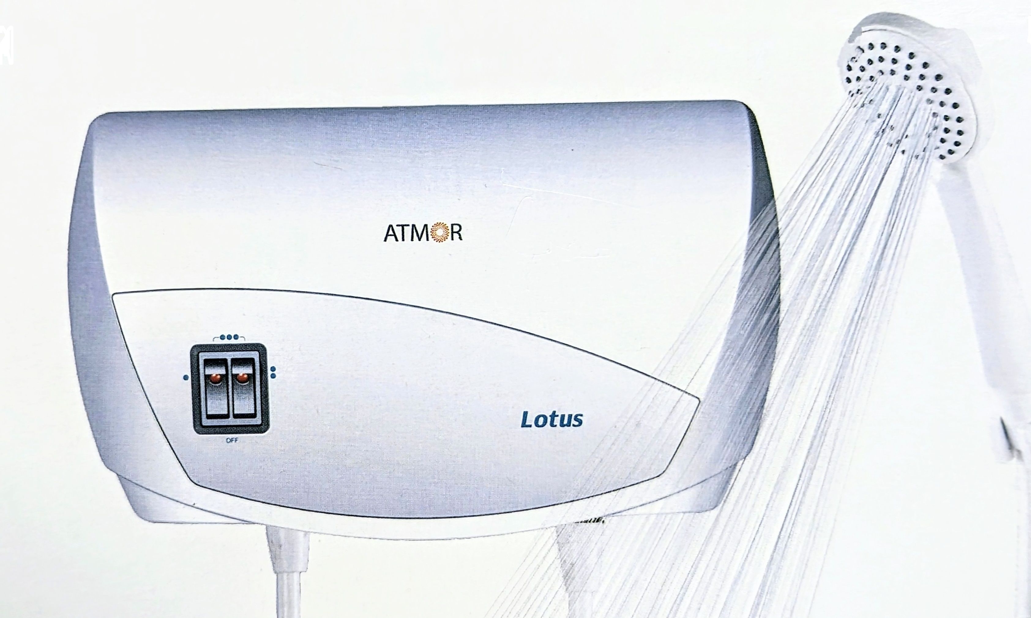 מחמם מים מהיר למקלחת ATMOR 203 Lotus 5.5KW אטמור - www.gamby פתח תקווה ...
