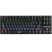 גוף מתכת מקלדת מכנית זוהרת RGB  לגיימרים RGB  USB 2 Xtrice ME GK-908