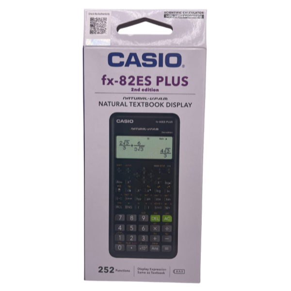 Scientific Calculator fx-82ES PLUS CASIO www.gamby.co.il 039341686