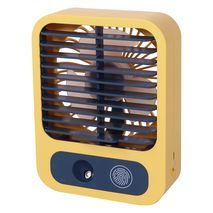 SPRAY TABLE FAN - F1N מאוורר רב תכליתי - מכשיר אדים ומקרר אוויר, נטען, USB. סגנון רטרו.