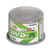 דיסקים לצריבה  DVD-R יח 50 דיסקים לצריבה  RIDATA