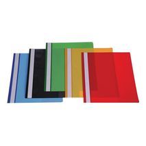 Colored Plastic Folders 10 pcs
