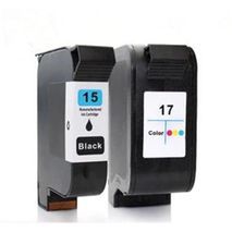 זוג ראשי דיו  חדשים (לא ממוחזרים) (HP 15 (C6615A) + 78 (C6578A