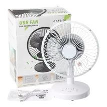 Rechargeable  fan table and for hanging  7 " USB connection