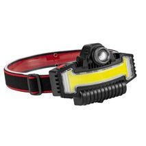 פנס לד מקצועי נטען עוצמתי צבע צהוב ולבן + פלאש אדום וכחול (משטרה) W685-1