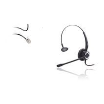 אוזניות מקצועית עם מיקרופון לטפון קווי