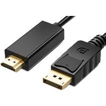 מתאם דיספלאי פורט ל איצ'דימאי HDMI - DP 3m