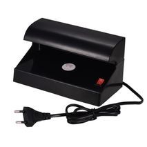 גלאי כסף מזויף UV, גלאי שטרות מזויפים UV , נייד, עובד על סוללות AA או 220V, קל משקל, בודק שטרות, כרטיסי אשראי, דרכונים, כל מזהי המטבע, הפעלה/כיבוי אוטומטית