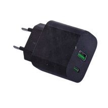 Wall charger dual USB A + USB C 20W
