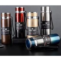 One liter metal thermos