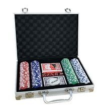 Texas Hold'em Deluxe  סט מפואר למשחקי פוקר 200 אסימונים