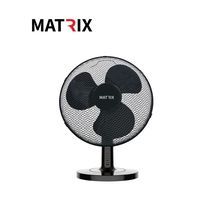 מאוורר מעוצב 50W שולחן 16" שחור 3 להבים MATRIX