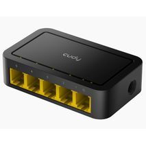 מפצל רשת - מפצל אינטרנט ל5 פורטים FS105D 10/100/M Desktop Switch CUDY