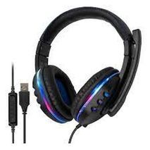 אוזניות גיימינג סטריאו עם מיקרופון ותאורת RGBBK-50