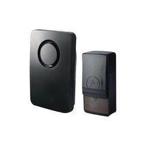 פעמון דלת אלחוטי בטהובן עם לחצן צופר דלת אלחוטי עם 20 מנגינות, הפועל על סוללות ושקע חשמל