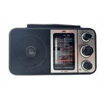 רדיו רב תכליתי עם נגן USB, FM/MW ו-6 תחומי SW – שחור JVC RA-HRU30