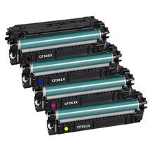 CF360X/361/362/363/CA-CRG040H HP 508X  комплект совместимых цветных лазерных картриджей