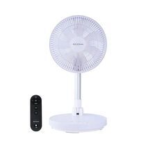 מאוורר רצפתי ושולחני טלסקופי נטען 10" עם שלט ECO EURO