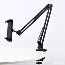 Metal stand with screw mount for tablets and smartphones from 4 to 12 inches and up to 10 kg
