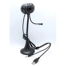 מצלמת אינטרנט למחשב עומדת +תאורה + מיקרופון . מצלמת רשת . מצלמה זום . מצלמה למחשב  USB-2  NO DRIVER