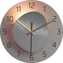 שעון קיר אגול מעוצב מודרני ואופנתי 30 סמ דגם "מופשט"