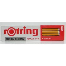 אריזת 12 עפרונות ROTRING HB=2