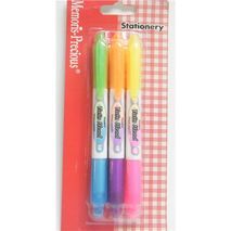 3 עטים דו-צדדיים מבריקים בלתי נמחקים