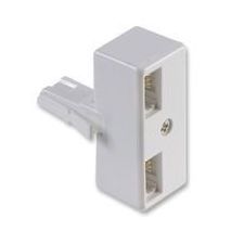 טלפון כפול 1 שקע ישראלי ל-2 שקעים ישראליים