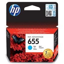 HP 655 C Genuine inkjet cartridge cyan CZ110AE