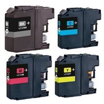 Brother LC123 Compatible Black & Colour Ink Cartridge 4 Pack