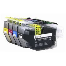 B-LC 3219 / 3217  XL  סט ראשי דיו Brother תואמים חדשים CMYK