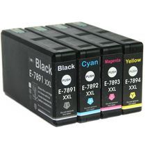 Epson E-7891/2/3/4 XXL סט ראשי דיו תואמים  CMYK