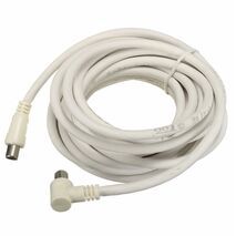 Cable and extension cable for TV aerial and antenna for DVB-T2 (Idan +) 5 m . Adapters included! RG6