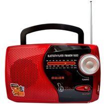 Transistor receiver with USB-input, memory card, MP3, Bluetooth. Powered by electricity, internal batteries and conventional batteries MEIER M-U72BT