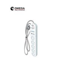 Protection 5 for your  line.1 m cable Includes 2 USB 2A outputs Omega OM-QDG5-2A