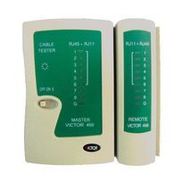 מד כבלים רשת וכבלים טלפון RJ45  RJ11 VICTOR VC-NT-468