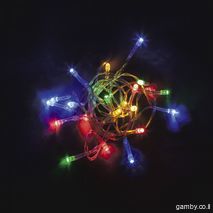 Garlands - running fire Multi-colored light runs with autonomous power (batteries) of 7 meters