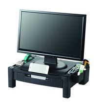 מעמד מסך מחשב כולל מגירה נשלפת ושטח אחסון  ציוד שולחן עבודה ומשרד LZ-331