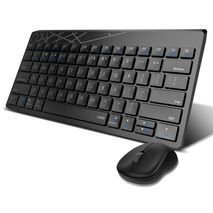 Keyboard+Optigal Mouse multimedia USB2 He-En RAPOO 8200P 1000 dpi 2.4 GHz Wireless