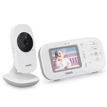 Audio and video audio intercum with a 2.4 "color monitor for monitoring young children and people in need of care for 24 hours. VTECH VM2251