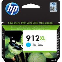 HP 912 C XL Genuine Cyan Inkjet Cartridge 3YL81AE BGX