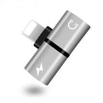 2 in 1 Audio Charging Dual Adapter Splitter For iPhone . For Lightning Jack Earphone AUX Cable Connector Converter
