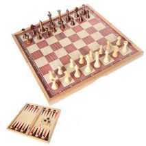 Chess + Backgammon + Dame