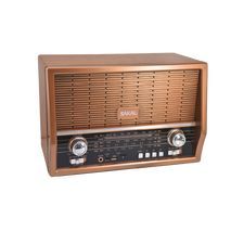 רדיו טרנזיסטור ענק בסגנון רטרו. עם כניסות USB, MP3, Bluetooth, חריץ לכרטיס TF. נטען ל4 שעות עבודה SKL-2310 www.gamby.co.il 03-9341686