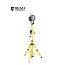 Halogen floodlight with side-by-side stand  500W  Omega