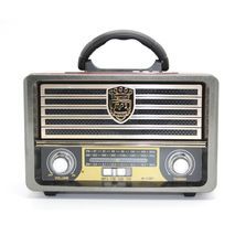 Transistor receiver with USB-input, memory card, MP3, Bluetooth. Powered by electricity, internal batteries and conventional batteries . Remote Control MEIER M-113BT