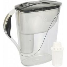 High-quality water filter pitcher - 3.3-liter capacity + 1 filter + water bottle Dafi LUNA. Made in Poland.