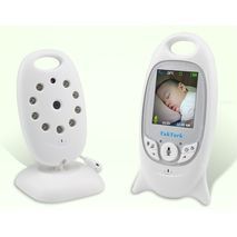 וידאו - ואודיו  אינטרקום עם מוניטור להאזנה לחדר עם תינוק .מסך צבעוני, תקשורת דו כיוונית, חיישן טמפרטורה, 8 מנגינות. TakTark BM601